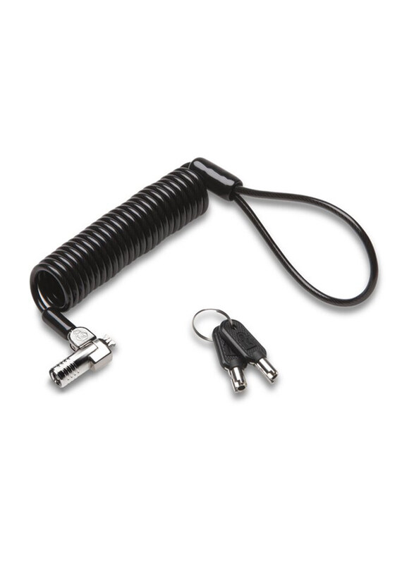 

Kensington Nano Saver Portable Keyed Laptop Lock, Black
