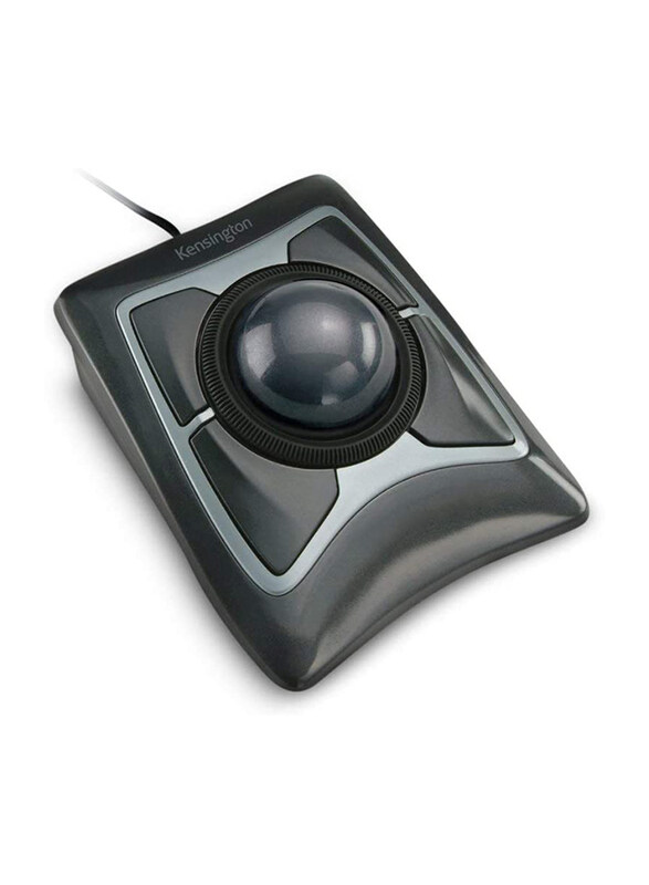 

Kensington Expert Wired Trackball Mouse, 64325, Black/Silver