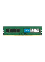 Crucial 8GB 2666MHz CL19 UDIMM Desktop RAM, CB8GU2666, Green