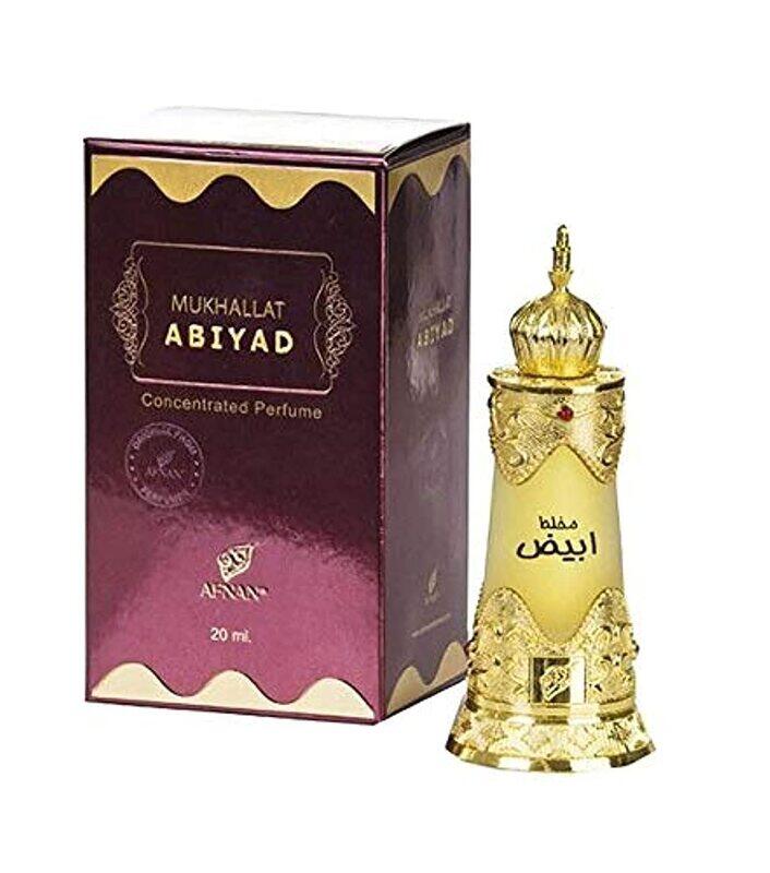 

Afnan Mukhlat Abiyad 20ml Perfume Oil Unisex