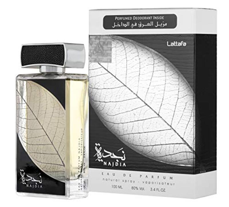 Lattafa Najdia 100ml EDP, 50ml Deodorant Unisex