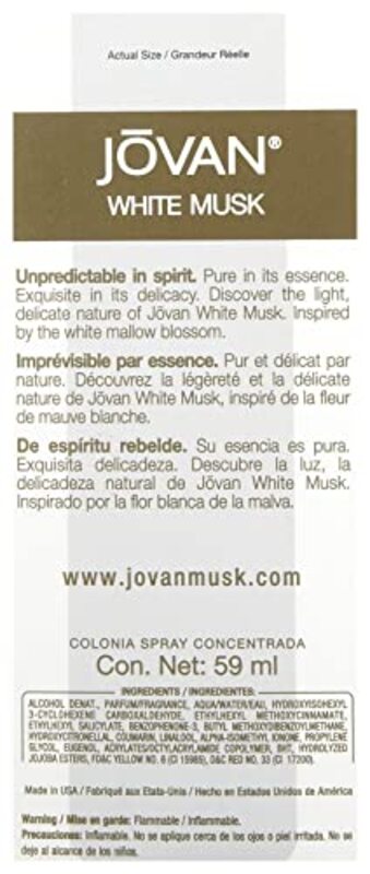 Jovan White Musk 59ml EDC for Women