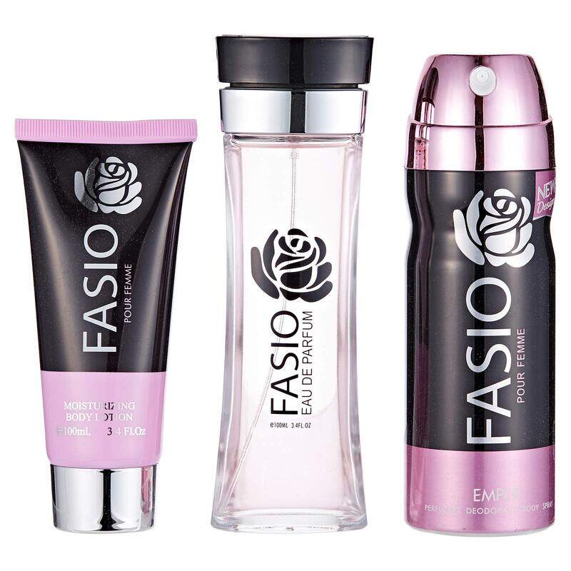 

Emper Fasio Gift Set for Women, Perfume Deodorant & Cream, Set