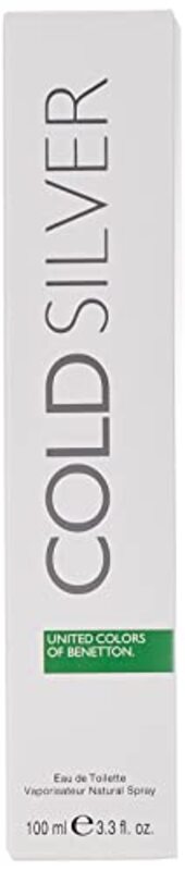 United Colors Of Benetton Cold Silver 100ml EDT for Men