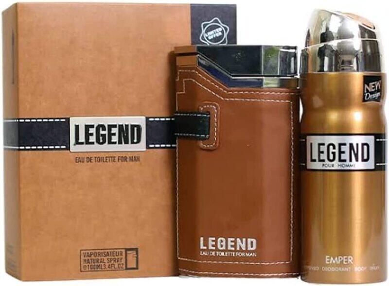 

Legend 2-Piece Perfume Set for Men, Legend 100ml EDP Perfume, Legend 100ml Deo