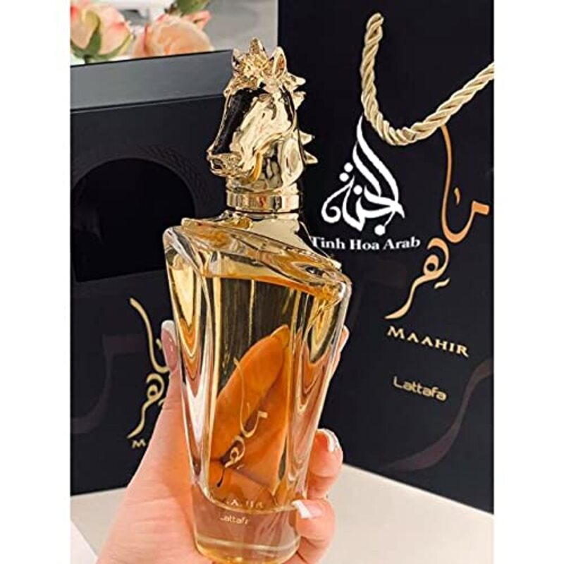 Lattafa Maahir 100ml EDP For Women with Gift Bag