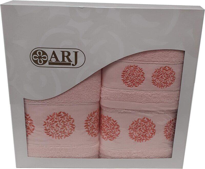 

Arj 100% Cotton Bath Towel Set, 3 Pieces, Multicolour