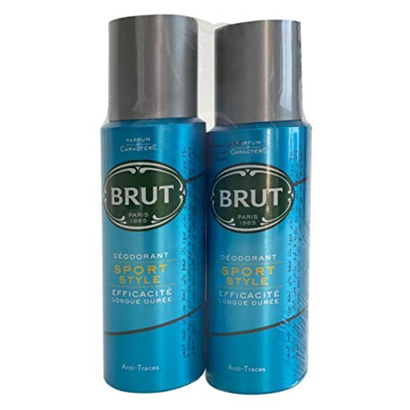 Brut Assorted Deodorant Spray Set, 2 x 200 ml