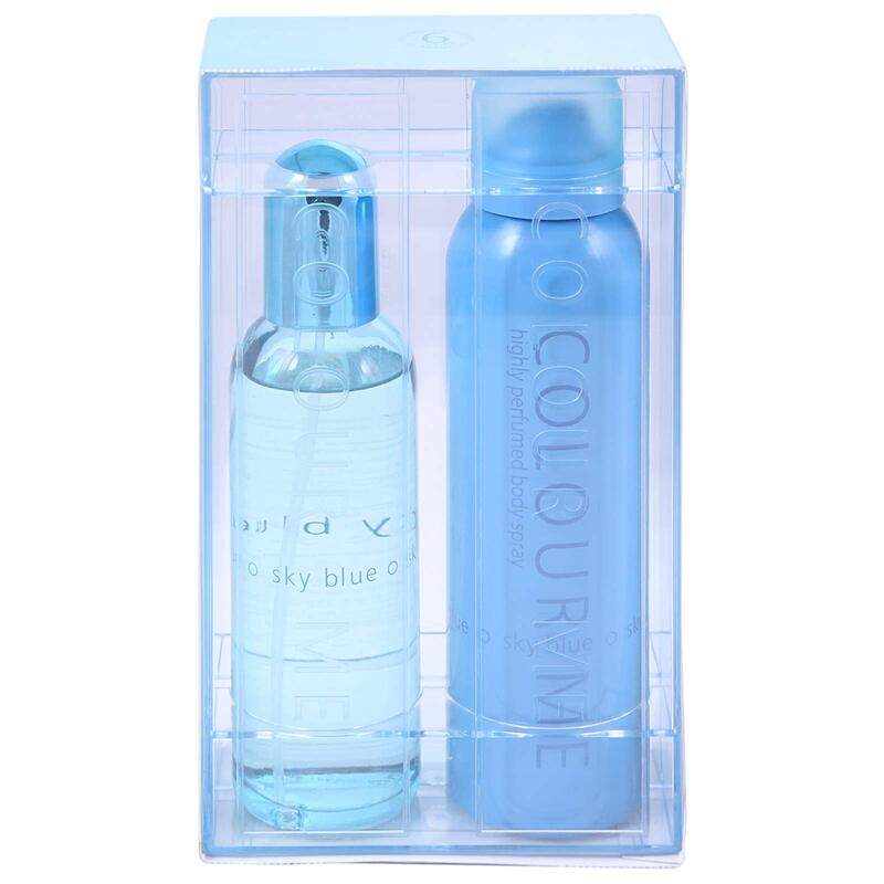 

Milton Lloyd Colour Me Sky Blue Casket 90ml EDT Perfume + 150ml for Women