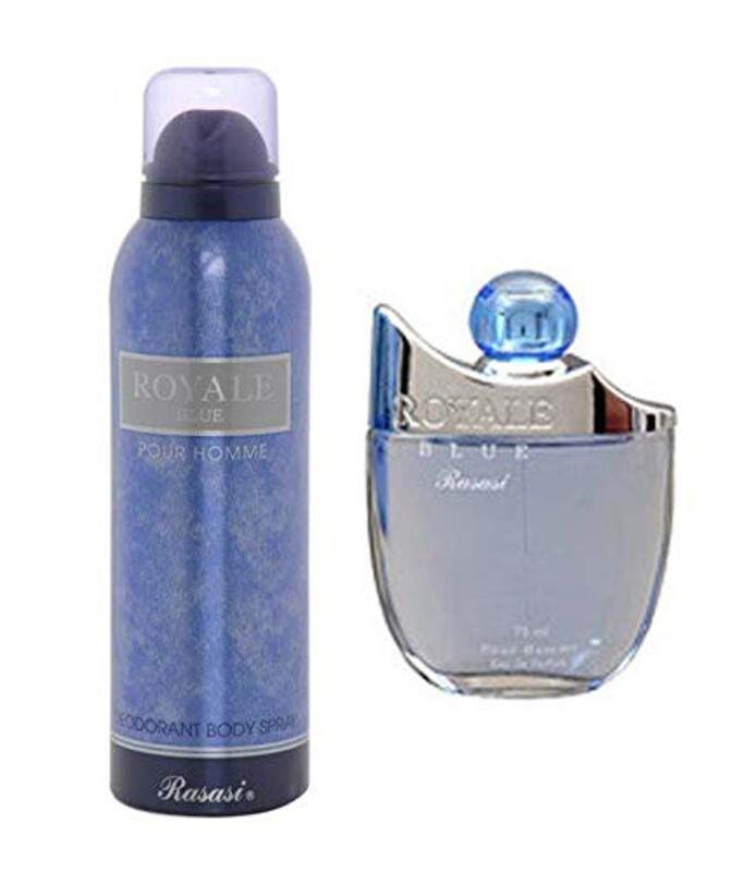 Al Rasasi Royale Perfume 75ml EDP + Deo 200ml for Men