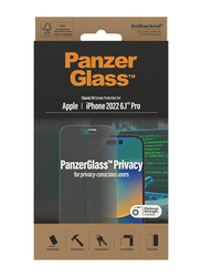 Panzerglass Apple iPhone 14 Pro 2022 Classic Fit Privacy Screen Protector, Clear