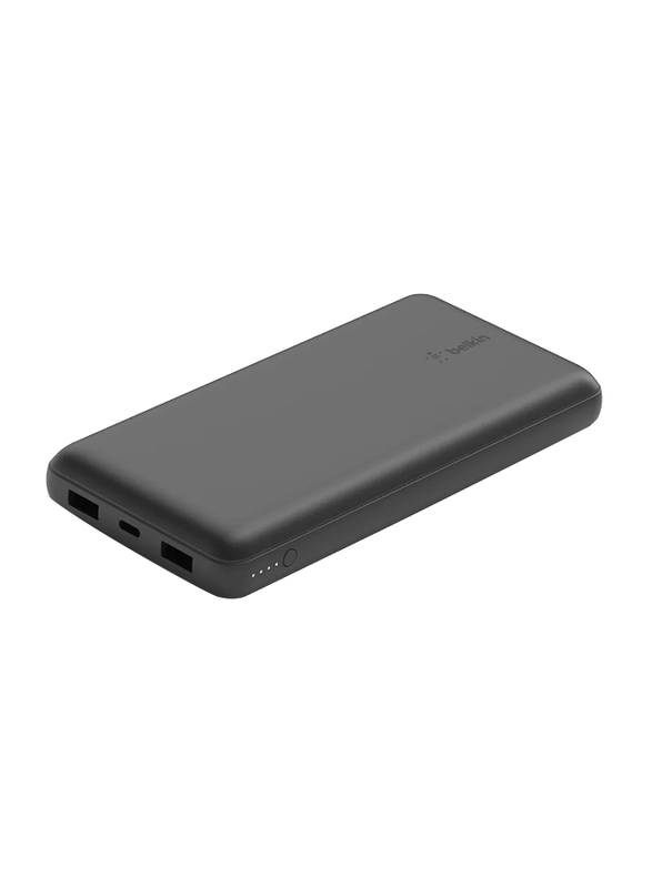 Belkin Boost Charger 20000 mAh Power Bank Fast Charger with USB-C1, USB-A2,and USB C Device, Black