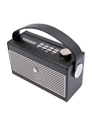 GPO Retro Darcy Portable Analogue Radio, Black