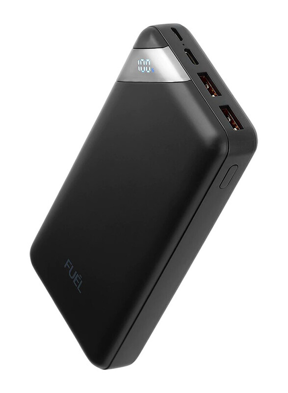 

Case-Mate Case Mate 20000mAh Fuel Power Bank, High Capacity Portable Power, Multi Device, 1x USB-C, 2x USB A Ports, Black