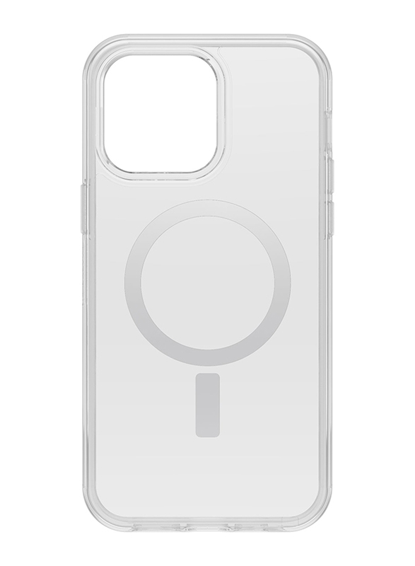 Otterbox Apple iPhone 14 Pro Max Symmetry Plus AntiBacterial & Drop Protection MagSafe Mobile Phone Case Cover, Clear