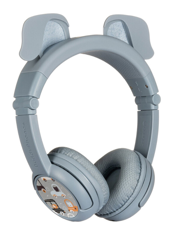 

BuddyPhones PlayEars+ Bluetooth Wireless Dog Over-Ear Headset, Grey