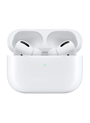 Apple AirPods Pro Noise Cancelling Earphones with Wireless Charging Case, White