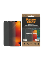 Panzerglass Apple iPhone 14 2022 Privacy Screen Protector, Black/Clear