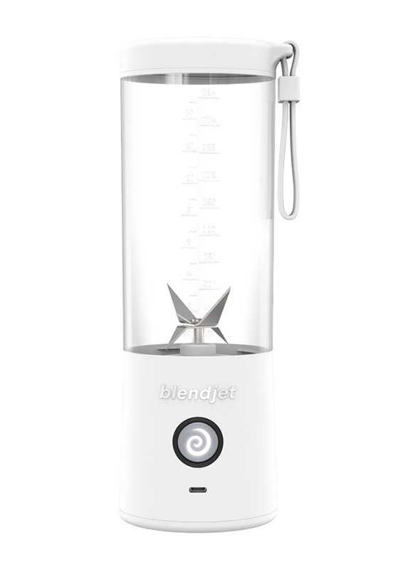 Blendjet 16Oz V2 Portable Blender with 6 Stainless Steel Blades, White