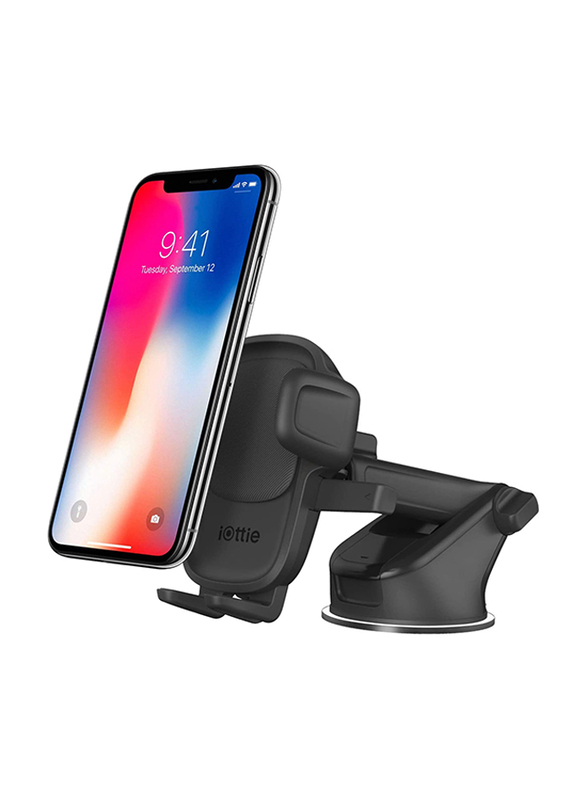 iOttie Universal Easy One Touch 5 Dashboard and Windshield Car Phone Mount Holder, Black