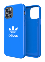 Adidas Snap Apple iPhone 12/12 Pro Trefoil Mobile Phone Case Cover, Bluebird