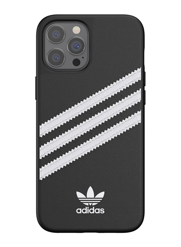 

Adidas Samba Apple iPhone 12 Pro Max Moulded Mobile Phone Case Cover, Black/White