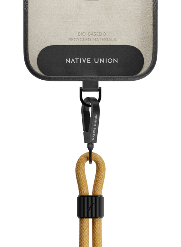 Native Union City Sling Universal Crossbody Strap Compatible to Most Smartphone Cases Android & iPhone & Airpods Pro 2nd Gen Adjustable 0.7 meter Loop Strap, Kraft