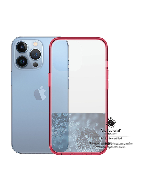 Panzerglass Apple iPhone 13 Pro Mobile Phone Case Cover, Strawberry Clear