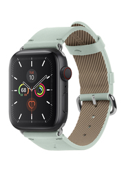 Native Union Classic Genuine Italian Nappa Leather Band for Apple SE/6/5/4/3/2/1 Watch 42/44mm, Sage Green