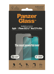 Panzerglass Apple iPhone 14 Plus 2022 Ultra Wide Fit Screen Protector, Black/Clear