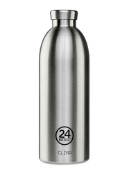 24Bottles 850ml Clima Double Walled Insulated Stainless Steel Water Bottle, Steel