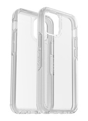 OtterBox Apple iPhone 12 Mini Symmetry Clear Case with Alpha Mobile Phone Tempered Glass Screen Protector, Clear