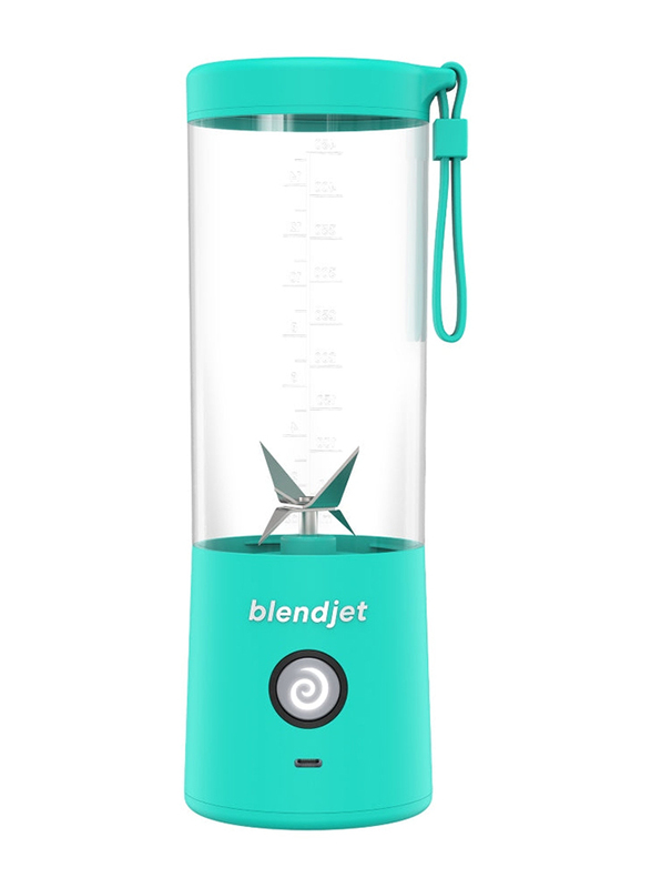 Blendjet 16Oz V2 Portable Blender with 6 Stainless Steel Blades, Mint