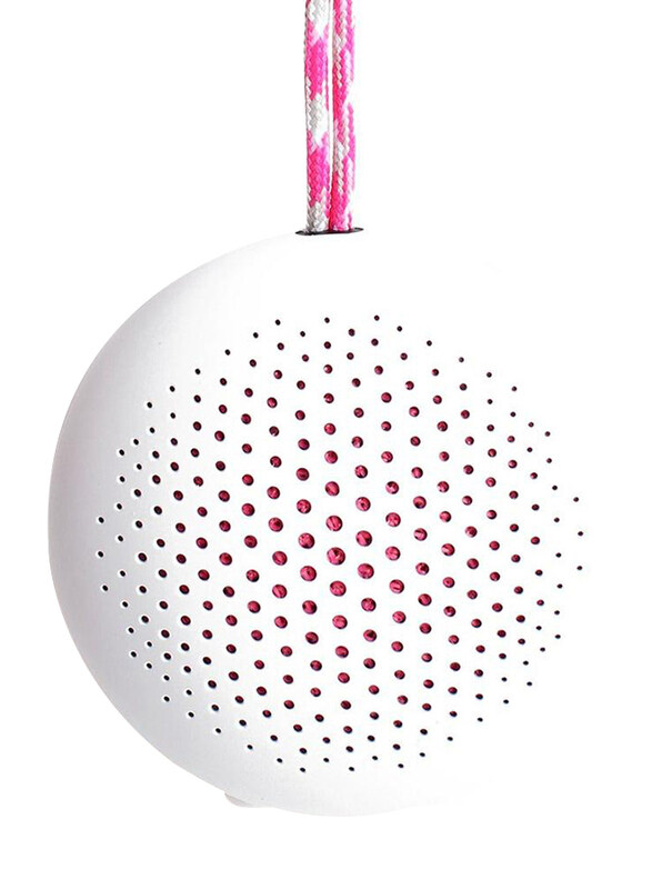 

Boompods Rockpod Waterproof Bluetooth Speaker with Lanyard and Mic, White