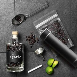 Asobu 237ml Skinny Mini Fashion Forward Double Walled Stainless Steel Insulated Water Bottle, Black