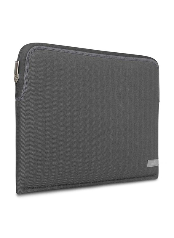 Moshi 13-inch Apple Macbook Pro Pluma Sleeve Case Laptop Bag, Herringbone Gray