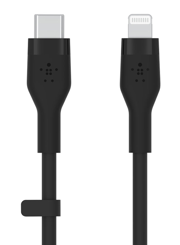 Belkin 1-Meter Boost Charge Flex Lightning Cable, USB Type-C to Lightning for Apple Devices, Black