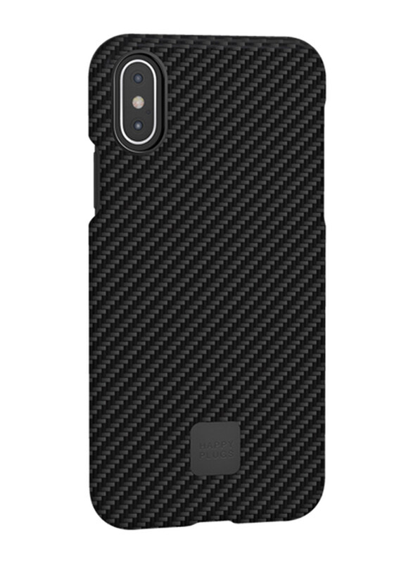 

Happy Plugs Apple iPhone XS Max Slim Mobile Phone Case Cover, Carbon Fiber