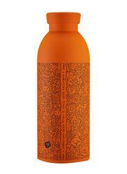 24Bottles 500ml CLIMA FRA! Bottle Double Wall Insulated Stainless Steel Water Bottle, Orange