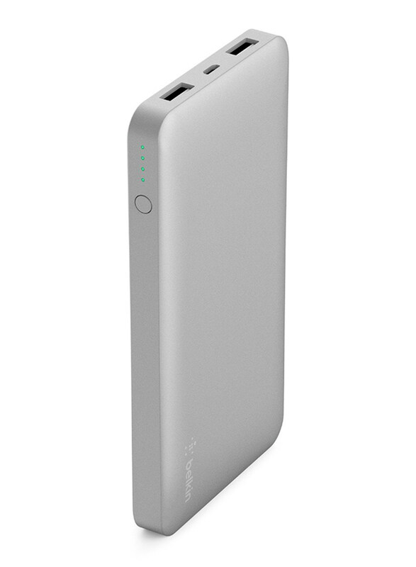 

Belkin 10000Mah 2.4A Input Fast Charging Power Bank, Silver