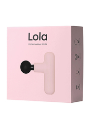 Lola Lightweight Compact Portable Massager Gun, 2000mAh, Pink