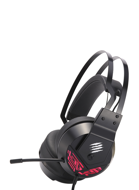 MadCatz F.R.E.Q 4 Stereo Wired Over-Ear Gaming Headset, Black