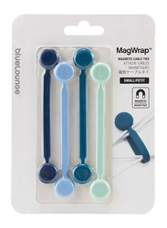 Bluelounge MagWrap Magnetic Cable Tie, Small, 4 Piece, Multicolor