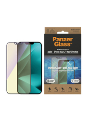 Panzerglass Apple iPhone 14 Plus 2022 Anti-Blue light Screen Protector, Black/Clear