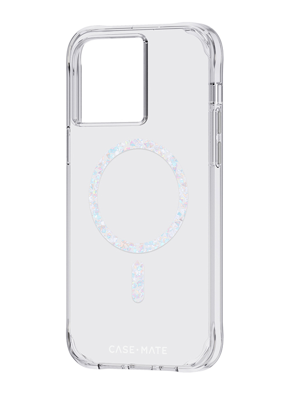 Case-Mate Apple iPhone 14 Pro Max 2022 Twinkle Clear Mobile Phone Case Cover with Magsafe, Diamond