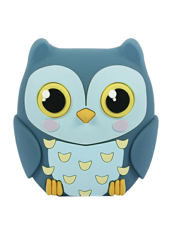 

Mojipower 2600mAh Baby Owl Power Bank with Micro-USB Input, Navy Blue/Sky Blue