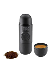 Wacaco Minipresso Hand Powered Espresso Coffee Machine for Ground Coffee, WC-MINIP-GR, Black