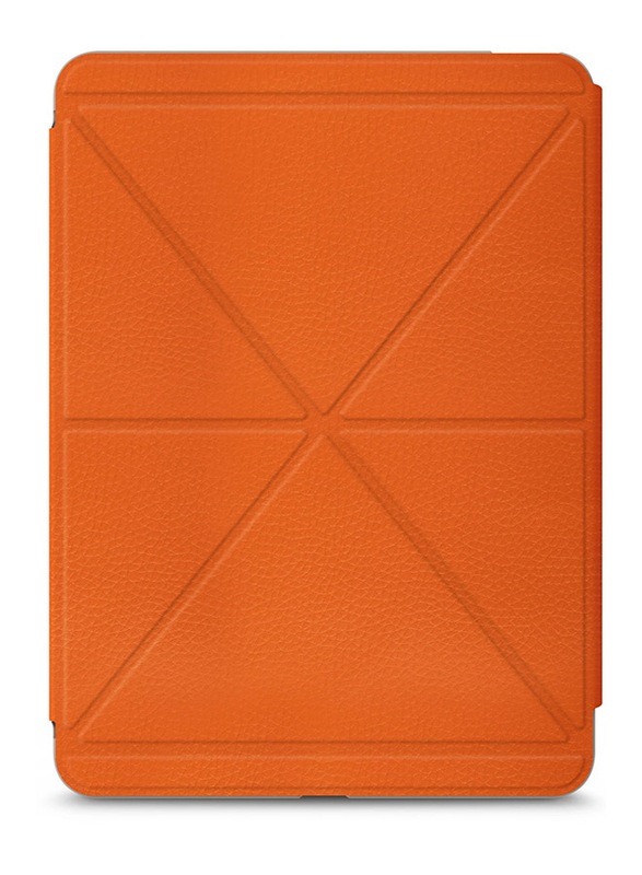 Moshi Apple iPad Air (10.9-inch 4th Gen)/iPad Pro (11-inch) VersaCover Leather 3 Viewing Angles Premium Smart & Foldable Tablet Flip Case Cover, Sienna Orange