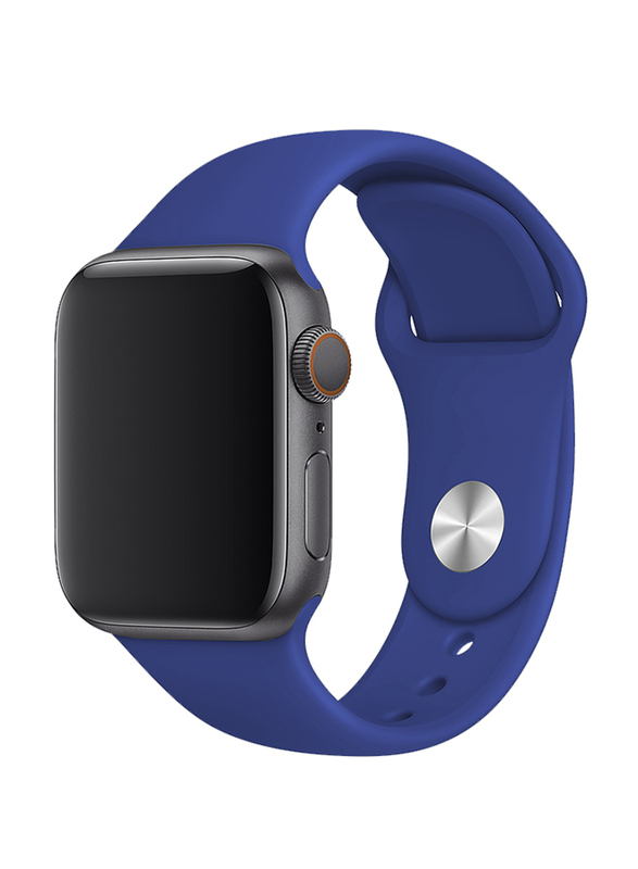BeHello Premium Silicone Strap for Apple Watch 42mm/44mm, Blue