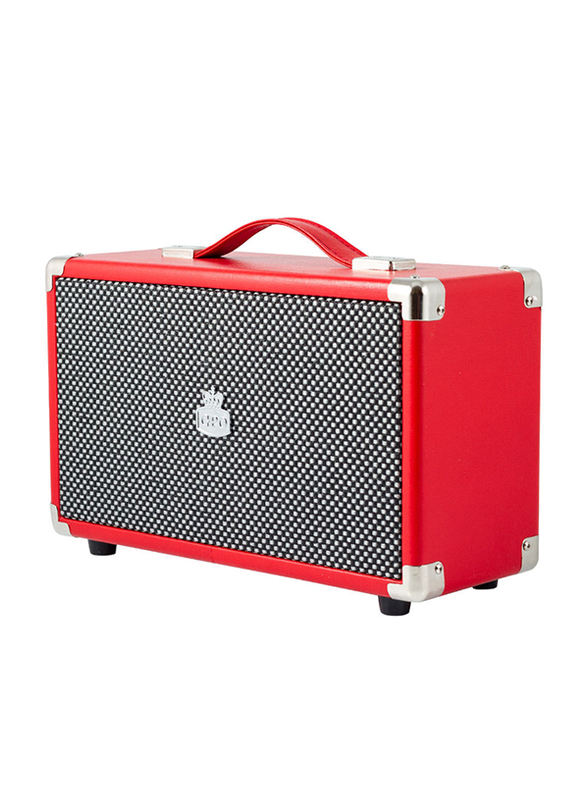 GPO Retro Westwood Radio Player Bluetooth Speaker, Red